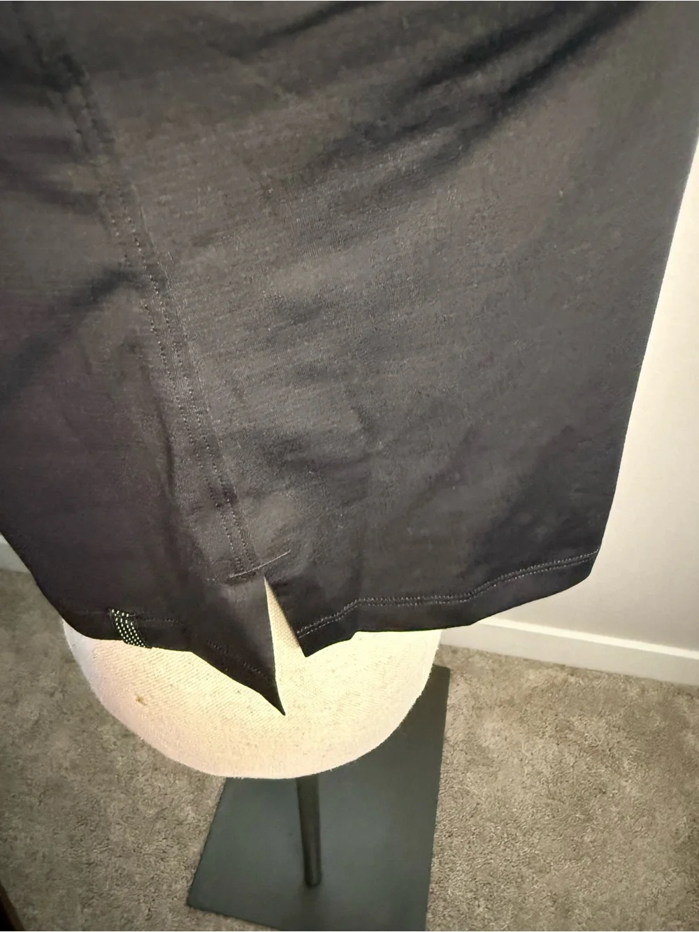 lululemon athletica Black Crewneck Sleeveless Tank